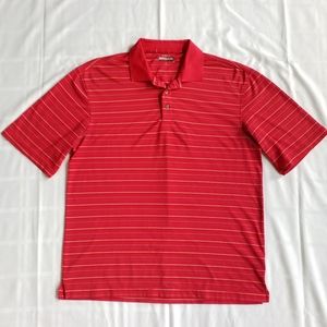 Red Striped KIRKLAND SIGNATURE Men's Polo Shirt